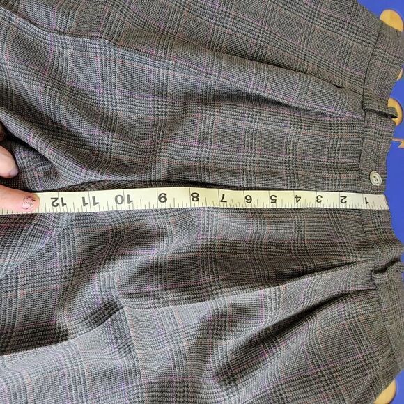 Liz Claiborne Petite Collection Wool Bermuda Shorts Grey Size 10 Petite - Picture 6 of 14